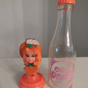 Vintage Olivia Orange Kola Doll And Pop Bottle From 1967